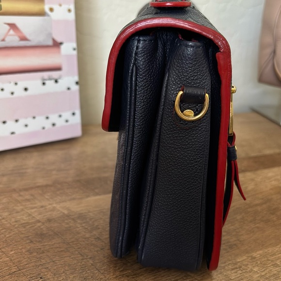 Pochette Métis in Empreinte Navy Blue Leather with Red- Louis Vuitton - Picture 7 of 11